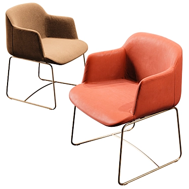 Quinti Comfort Deep Armchair 3D model image 1 