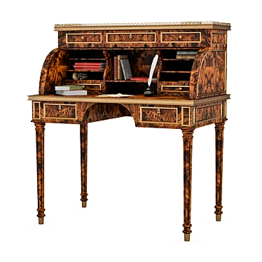 Althorp Living History: English Classic Bureau 3D model image 1 