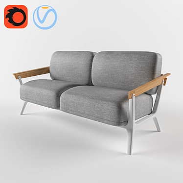 Venetian Sofa 3D model image 1 