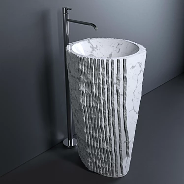 Elegant Antonio Lupi Washbasin 3D model image 1 