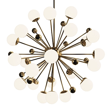 Sparkling Sputnik Firework Chandelier 3D model image 1 