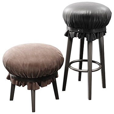 Comfy Popit Pouf: Stylish and Versatile Seat 3D model image 1 