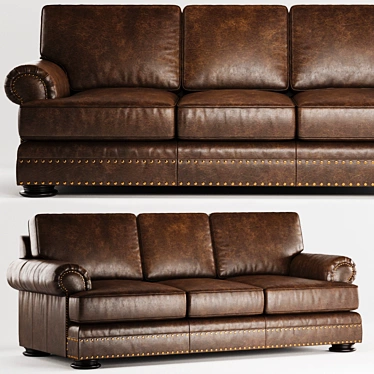 Foster Sofa: Classic Elegance & Comfort 3D model image 1 