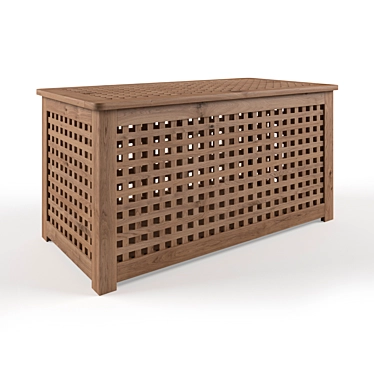 IKEA HOL Chest Table: Functional Storage Solution 3D model image 1 