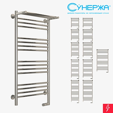 Sunerzha Bohemia Electric Design Radiator with Shelf 2.0 3D model image 1 