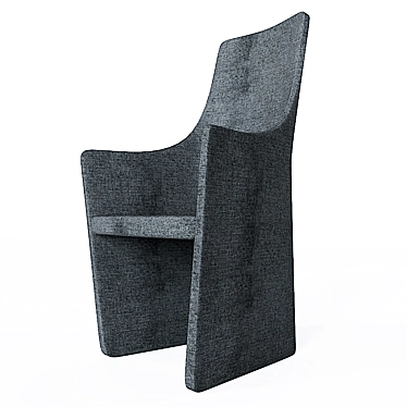 Modern Style Armchair - Textured & 3D 3D model image 1 