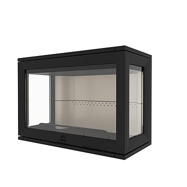 Stylish Jotul Fireplace 3D model image 1 