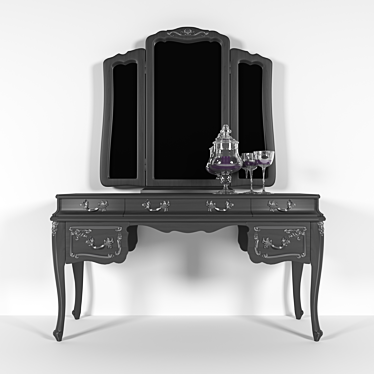 Elegant Giglio Dressing Table 3D model image 1 