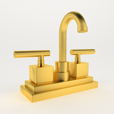 Sleek Touch: Modern Tap 3D model image 1 