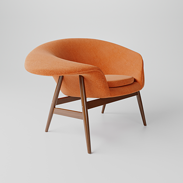 Eggcellent Lounge Chair: Hans Olsen 3D model image 1 
