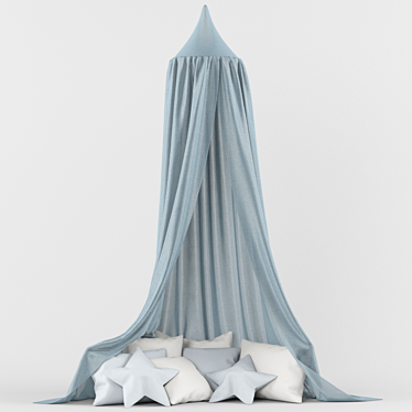 Cozy Canopy | Dreamy Bed Set 3D model image 1 