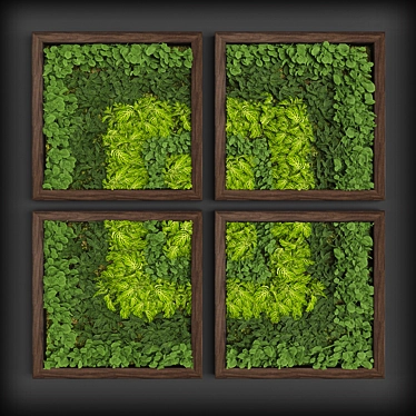 Green Walls: Vertical Gardening Solution 3D model image 1 