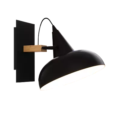 Black Coneca Bra: Stylish and Supportive 3D model image 1 