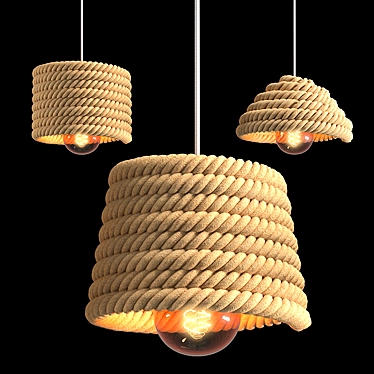 3D Ceiling Light Model - FBX & OBJ Files 3D model image 1 