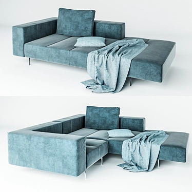 Modern and Elegant Boconcept Sofa 3D model image 1 