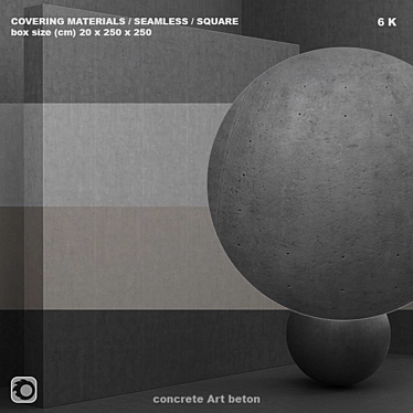 Seamless Concrete and Plaster Set 3D model image 1 