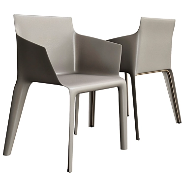 Modern Minimalist Seattle Chair 3D model image 1 