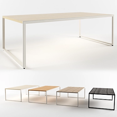 Modern FURSYS CLN150 Sofa Table 3D model image 1 