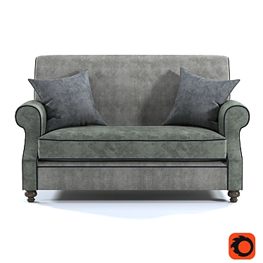 Modern Mex Sofa: 3D Max, OBJ, FBX 3D model image 1 