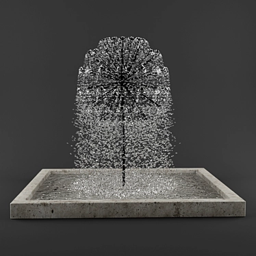 Sleek Sphere Fountain Combo Set 3D model image 1 