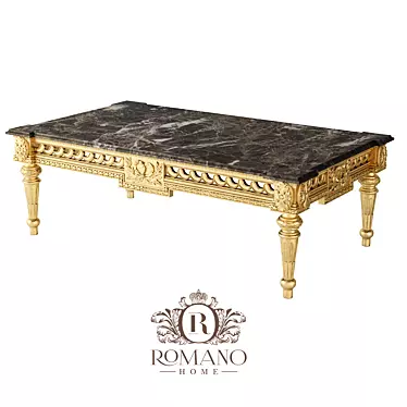 Elegant Giovanna Coffee Table: Handcrafted Luxury 3D model image 1 