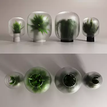 Gejst NEBL Vases: Nature-Inspired Elegance 3D model image 1 