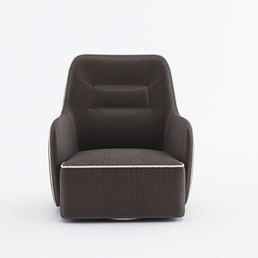 Nills Comfort Armchair: Luxury at its Finest! 3D model image 1 