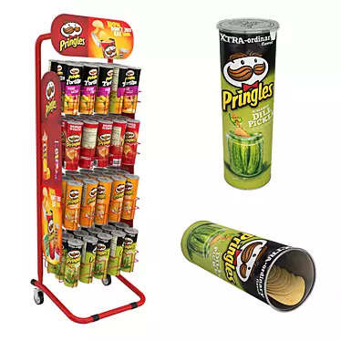 Snack Stack Pringles Stand 3D model image 1 