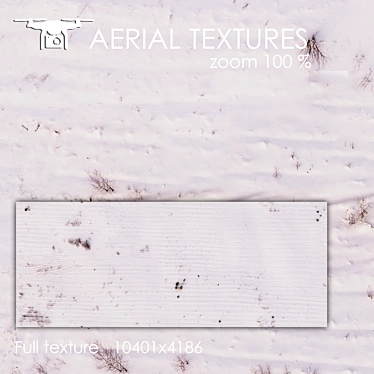 Snowscape 188: Seamless Aerial Exterior Texture 3D model image 1 