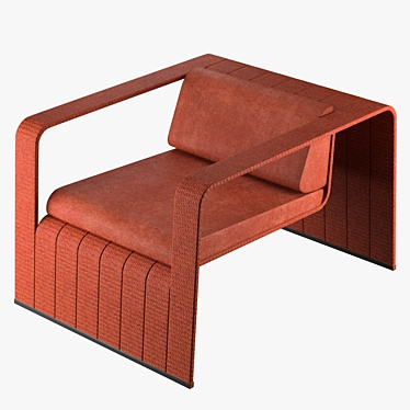 Paola Lenti Frame Garden Chair 3D model image 1 