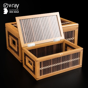 Elegant Box for Decorative Use 3D model image 1 