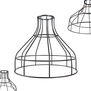 Modern Industrial Pendant Light 3D model image 1 