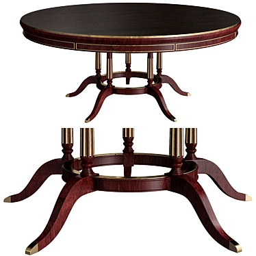 Elegant SALDA Classic Table 3D model image 1 