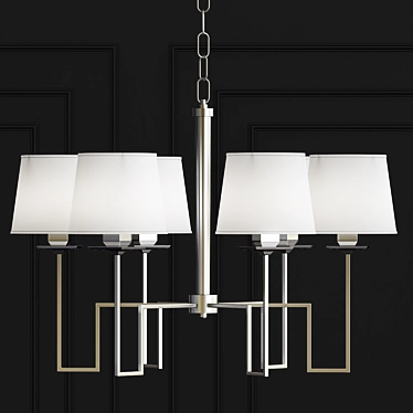 Elegant Maya Chandelier: Norwell Lighting 3D model image 1 