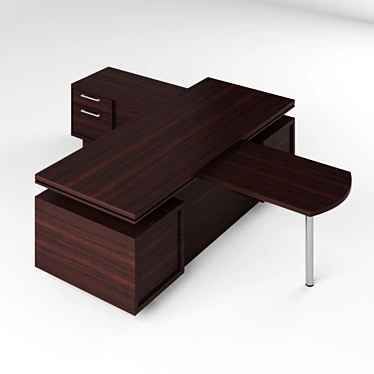 Executive Laminate Table 3D model image 1 