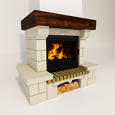 Fireplace Wood Bark