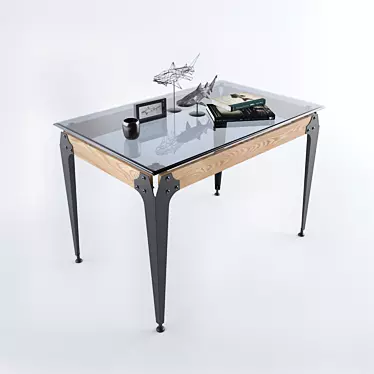 URBAN Dining Table 3D model image 1 