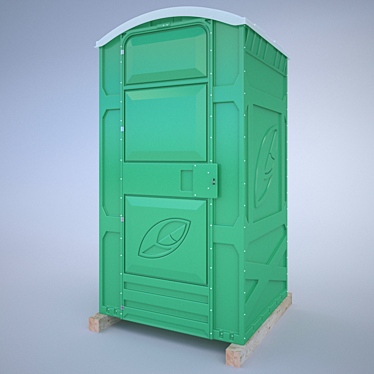 EcoLight Summer Cabin Toilet 3D model image 1 