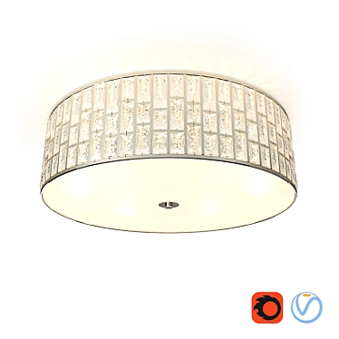 Gelid MOD184PL-06CH: Elegant 6-Light Pendant 3D model image 1 