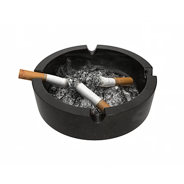 Contemporary Geometric Ashtray 3D model image 1 