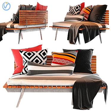 Ikea HouseDecor Sofa: Modern Design Armchair 3D model image 1 