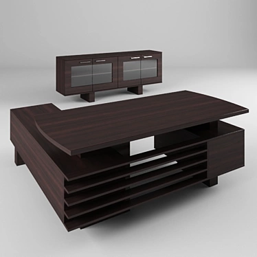 Eco-Lam Desk Set 3D model image 1 