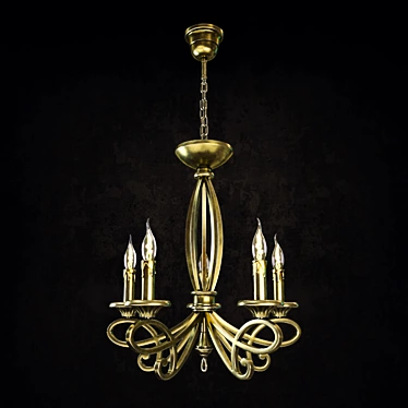 Elegant Schuller Lucena Chandelier 3D model image 1 