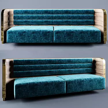 Cafe & Restaurant Sofa: Stylish and Versatile 3D model image 1 