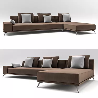 ALARGA 3-Seater Sofa 3D model image 1 