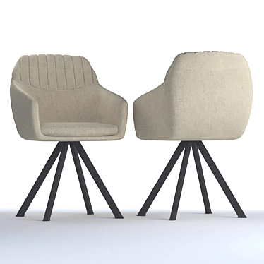 Signal Milton 2: Stylish Armchair 3D model image 1 