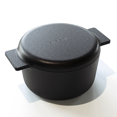 Eva Solo Nordic Kitchen Pot 6L: Versatile and Stylish 3D model image 1 