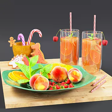 Sweet Juice Delight 3D model image 1 