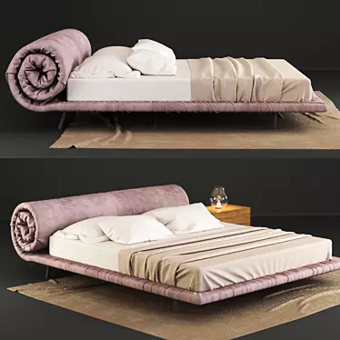 Bonaldo Blanket: Luxurious Bed for Ultimate Comfort 3D model image 1 