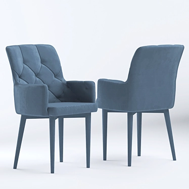 Sleek Signal Ricardo Chair 3D model image 1 